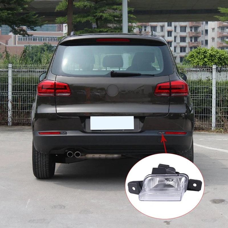 

Car Rear Bumper Brake Light Warning Light Reversing Light with Bulb for Tiguan 2009-2016
