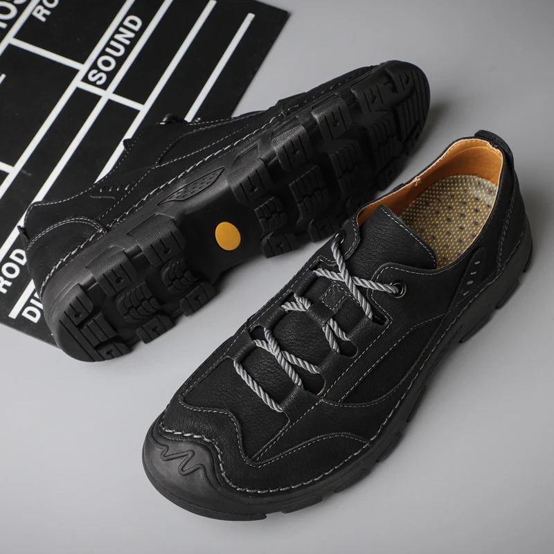 

Leather Shoes Casual Sneakers Men Shoes Driving Comfortable Quality Leather Shoes Men Loafers Hot Sale Moccasins Tooling Shoe