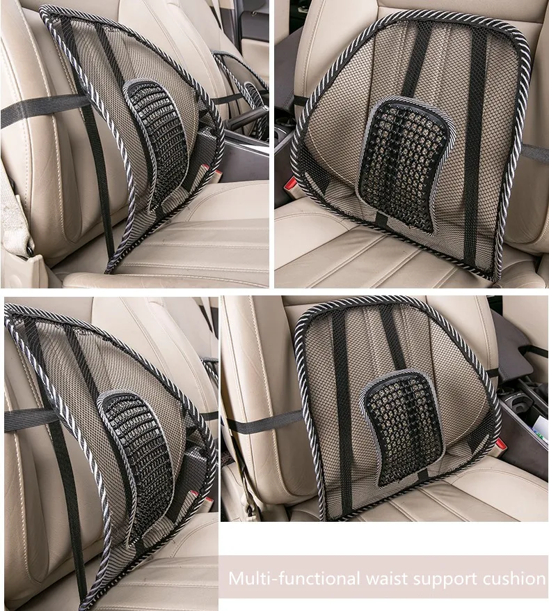 SOJOY летняя охлаждающая сетчатая поясничная эргономичная подушка для спинки