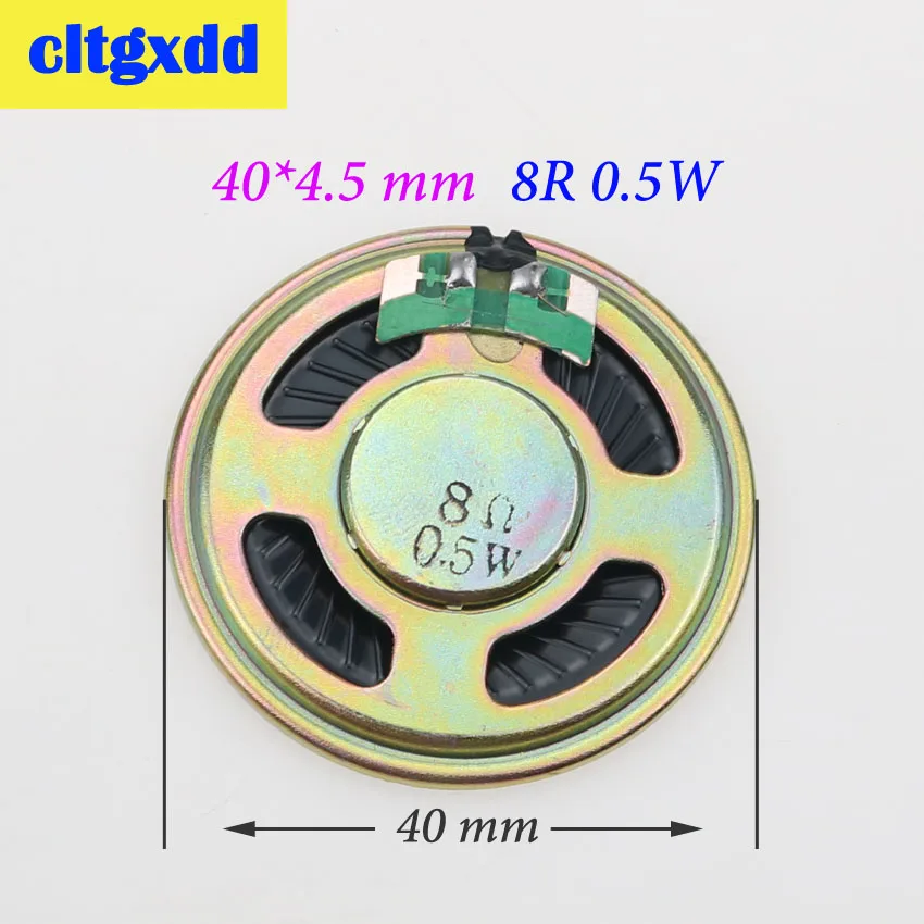 40mm Cltgxdd 8 Ом 0,5 Вт громкоговоритель Магнитный динамик 15 20 23 26 28 32 36 40 50 мм Диаметр 8R 0,5 Вт громкоговоритель звуковой проигрыватель - Цвет: 40mm