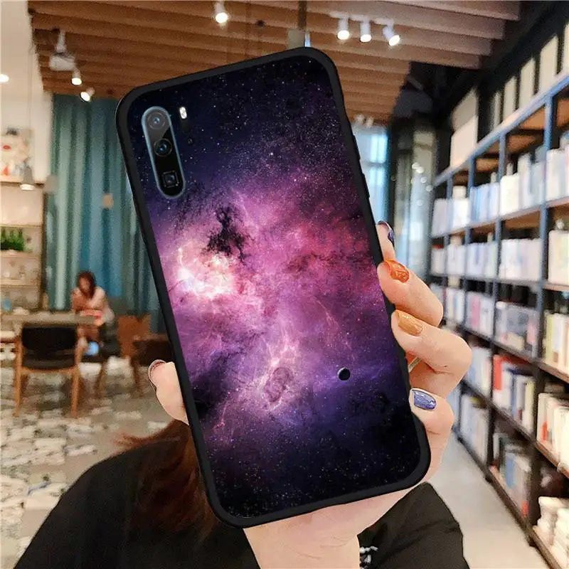 

space for galaxy Phone Case For Huawei honor Mate P 9 10 20 30 40 Pro 10i 7 8 a x Lite nova 5t Soft silicone funda