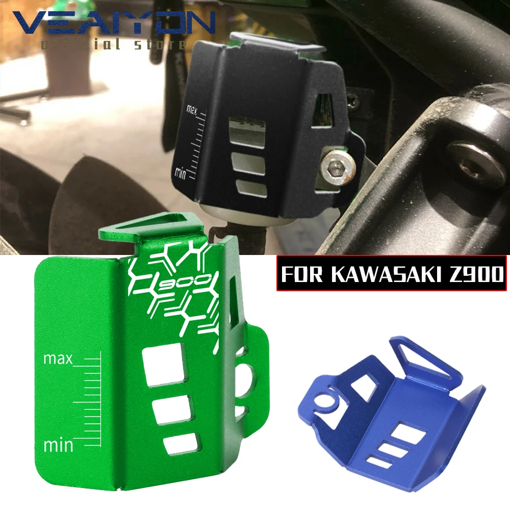 

Motorcycle Accessories For KAWASAKI Z900 Z 900 Rear Brake Fluid Tank Reservoir Guard Cover Protector 2017 2018 2019 2020 2021