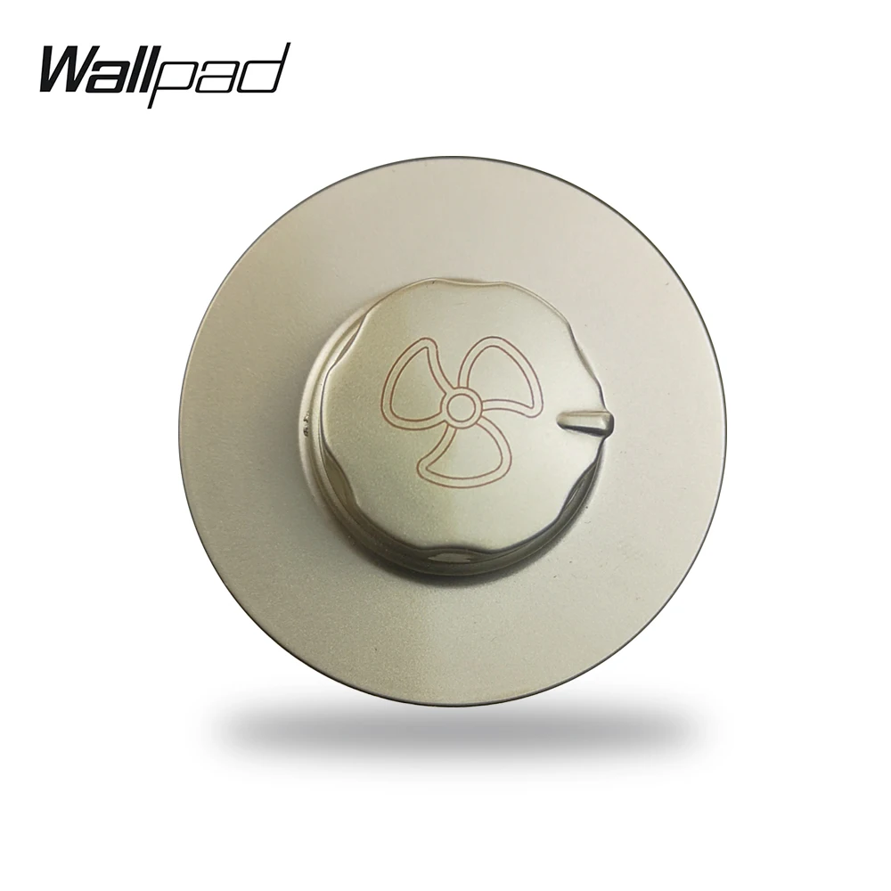 Wallpad L6 5 цветов регулятор скорости вентилятора Переключатель 450 Вт яркости