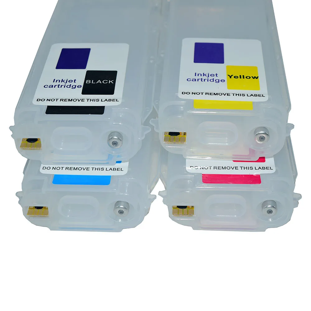 Картриджи для принтера HP Designjet 280 500ps 500 800ps 4 цвета 800 мл|ink cartridge|printers ink cartridgesprinter