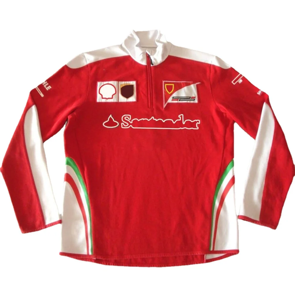 

Formula 1 racing short sleeve T-shirt, casual sports team uniform, round neck, custom polyester material, 2021, 2021