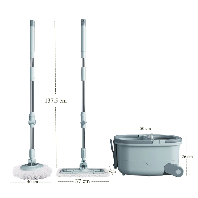 Новинка 2020 2 швабры с ведром плоская Автоматическая Швабра без помощи рук ленивая