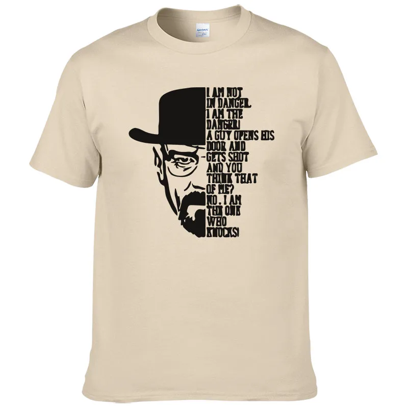 

2016 Cotton Printed T Shirt Summer Style Fashion Short Sleeve O-neck Tshirts BREAKING BAD Men's T-shirts Swag Men T shirts #004