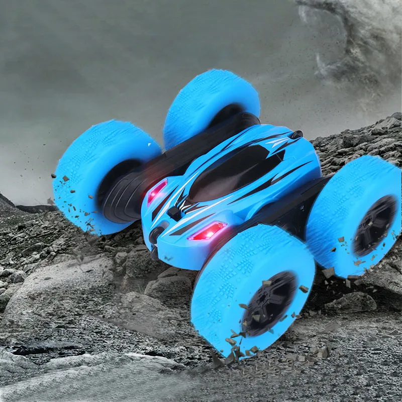 Двухсторонний 3D флип мини пульт дистанционного управления для автомобиля 4CH