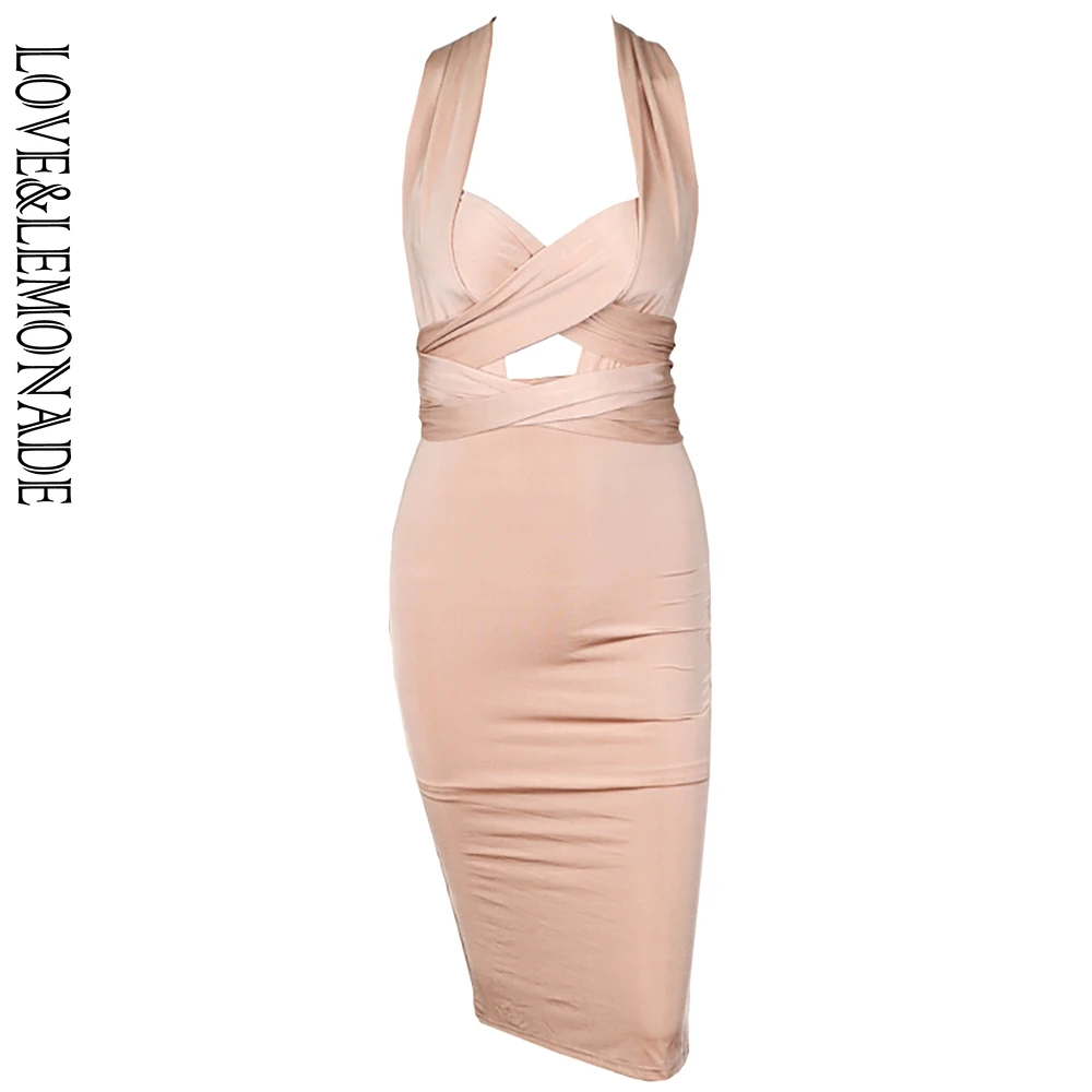 Женское платье на бретельках LOVE & LEMONADE раздельное Платье До Колена модель LM80916|tb