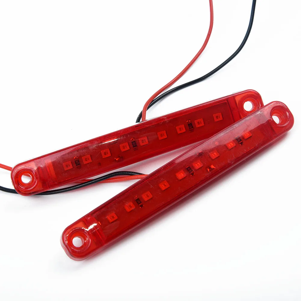 

Bulbs Side lights ABS Lamps Replacement Truck 20pcs Waterproof DC 24V 9 LED