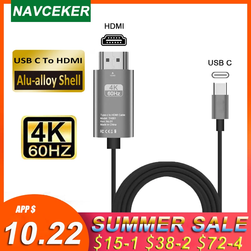 2020 лучшие АДАПТЕРНЫЕ Кабели USB C 3 1 HDMI 4K кабель Type для MacBook Samsung Galaxy S9/S8/Note 9 Huawei