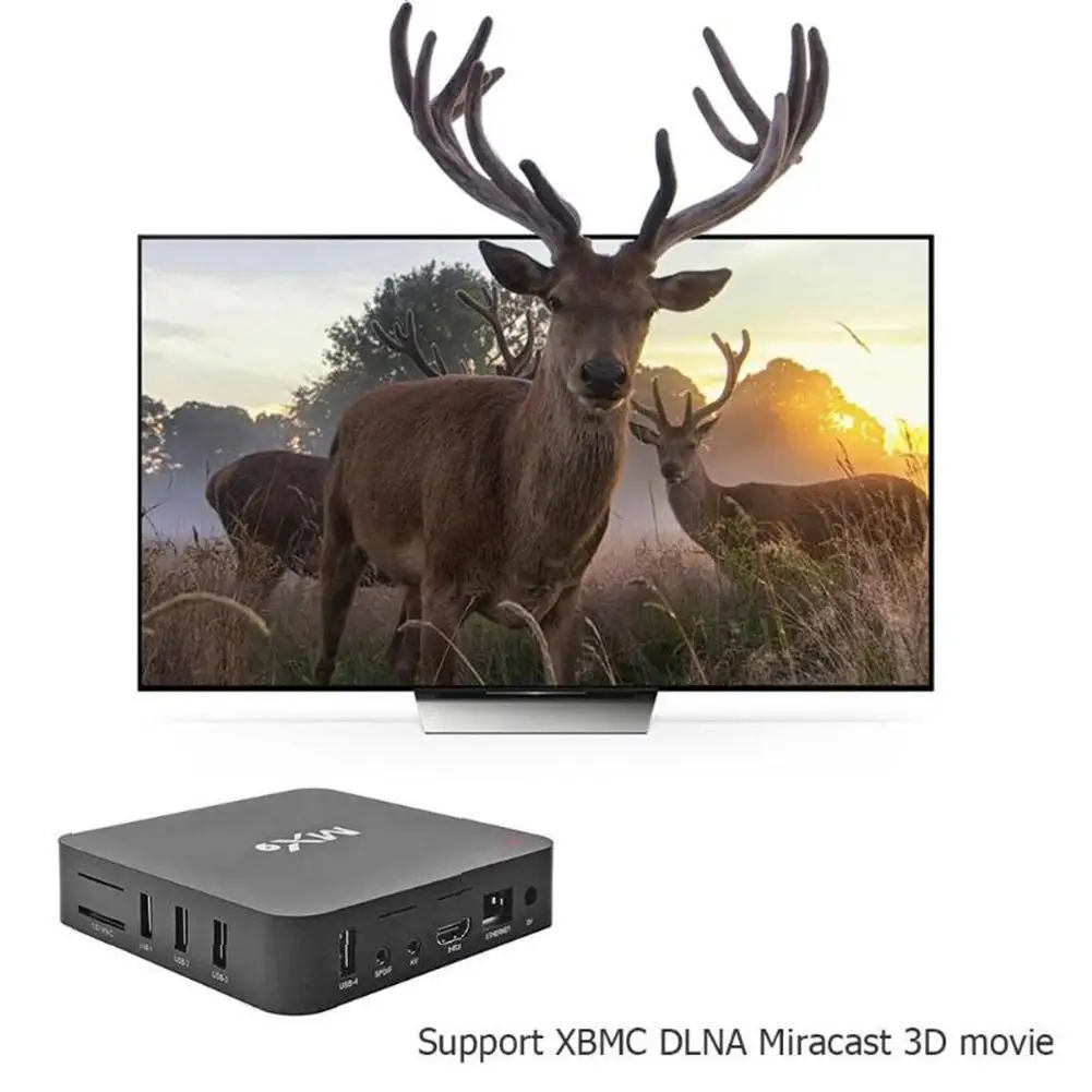 ТВ приставка Android 7 1 4K 4 ядра 2 + 16 ГБ 0 дюйма HDMI SDs слот|ТВ-приставки и медиаплееры| |