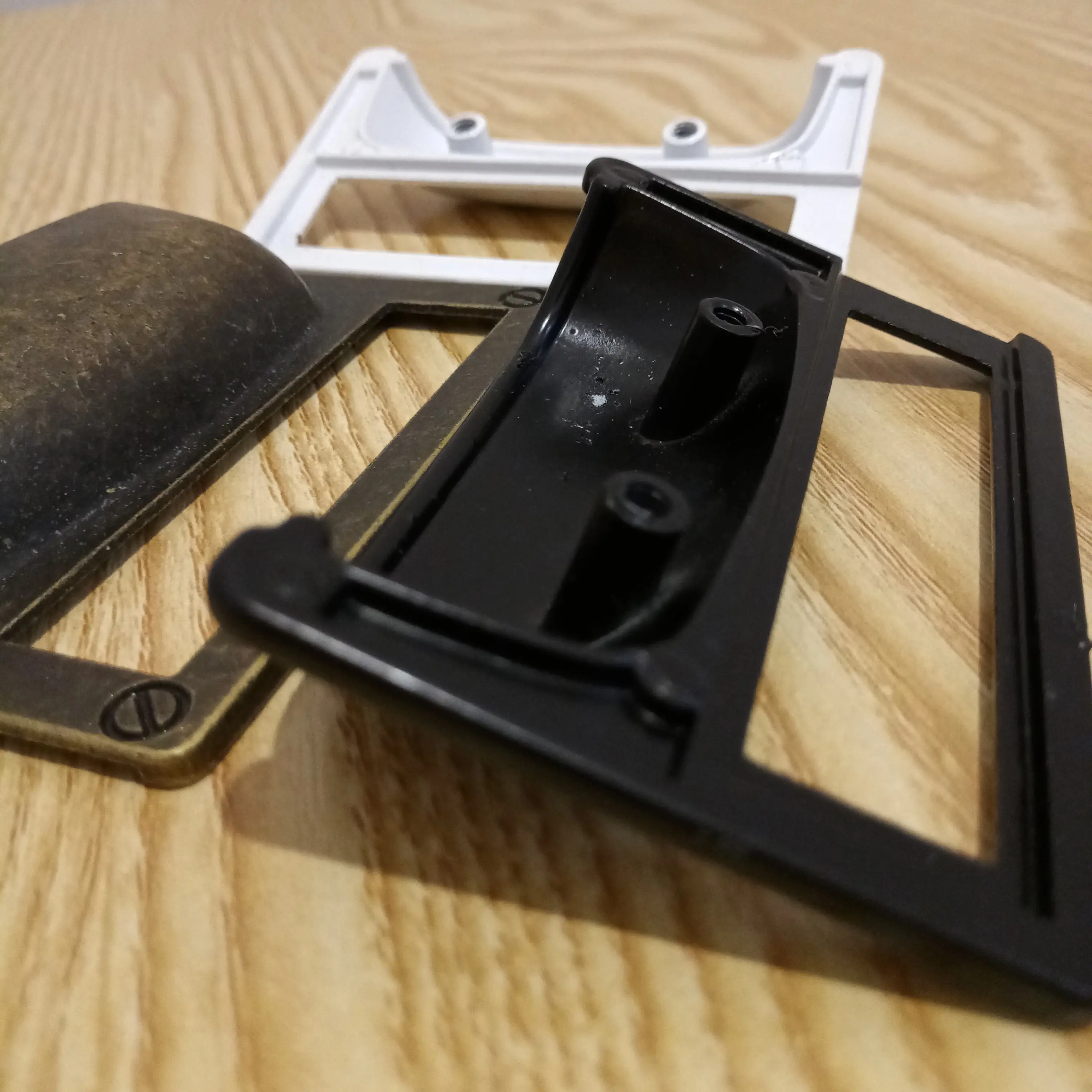 5 шт./лот Античная бронзовая этикетка рамка держатель для карт большой размер