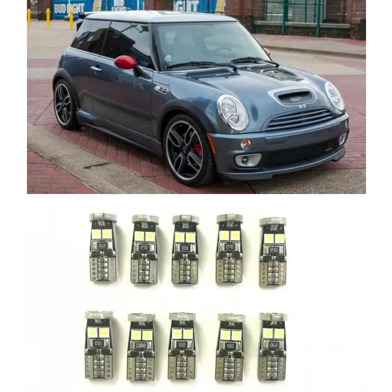 

Canbus w5w Led interior lights For mini cooper R50 R53 R56 Clubman F55 F56 F54 Convertible Countryman