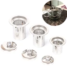 Ситечко для заваривания чая, из нержавеющей стали, 1 шт., сетка для заварки, для заваривания листьев чая, фильтр для травяного настоя, для кружки, чайника, чайная посуда SML