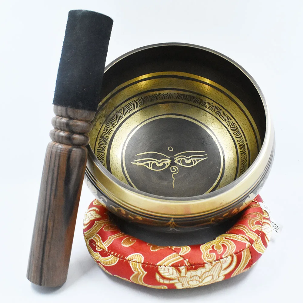 Тибетские поющие чаши с кипящей водой Mantra OM для медитации йоги|Миски и тарелки| |