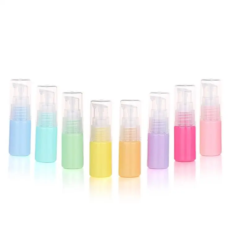 値段 10 ミリリットルマカロン空のペットプラスチックカラフルなボトルポータブル旅行化粧品容器香水ローション SN3209