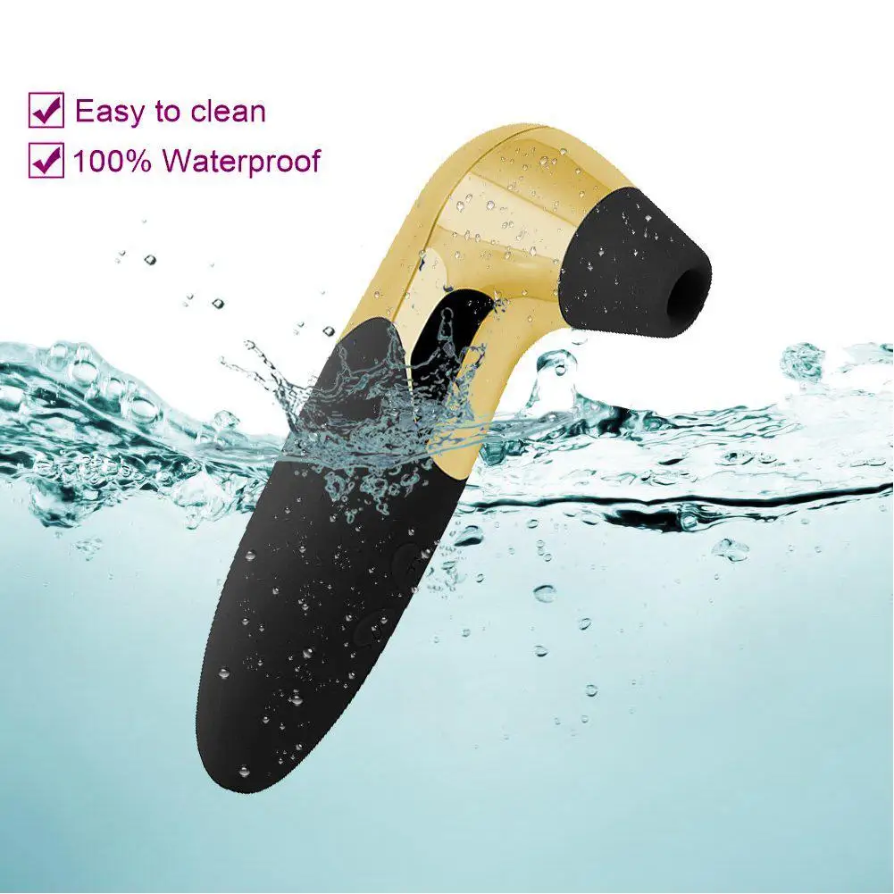 Movconly Водонепроницаемый Электронный мощный всасывающий массажер 12 Вибратор на