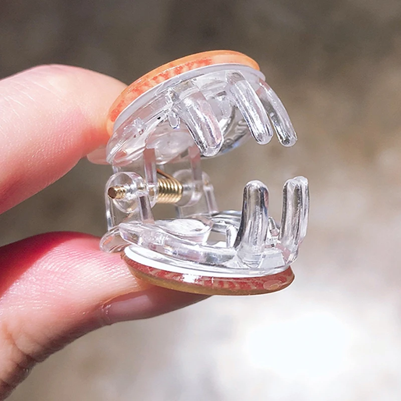 Милые заколки для волос с фруктами и овощами Модные прозрачные Kawaii мини