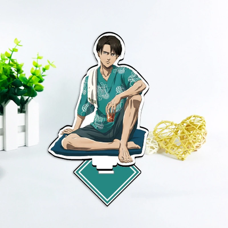 

Anime Attack on Titan Shingeki no Kyojin Eren Jaeger The final season Acrylic Stand Figure Model Plate Holder Cake Topper