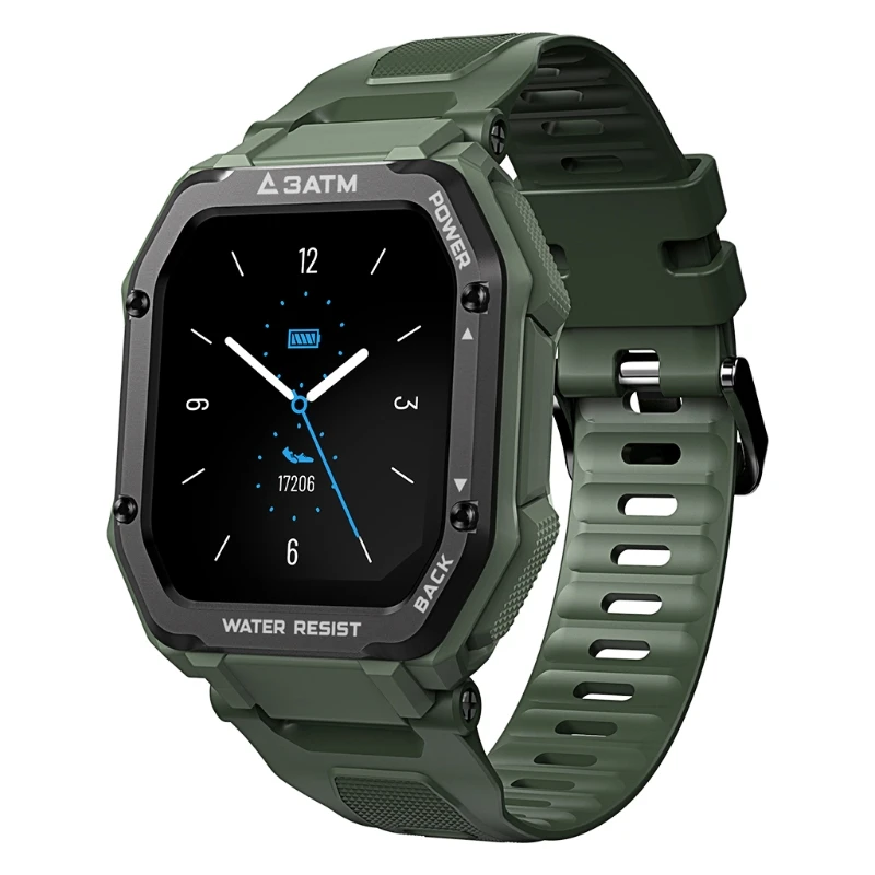 

KOSPET ROCK Smartwatch Rugged Watch for Men Outdoor Sports 3ATM Waterproof Fitness Tracker with Blood Pressure Monitor
