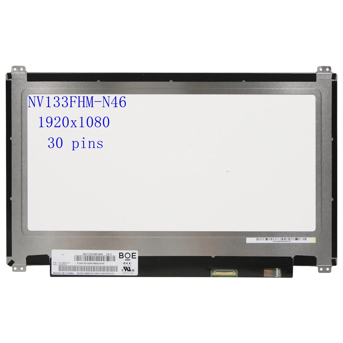 Оригинальный ноутбук 13 3 &quotЖК-дисплей Экран NV133FHM-N46 NV133FHM-N42 1920x1080 30PIN IPS матричный