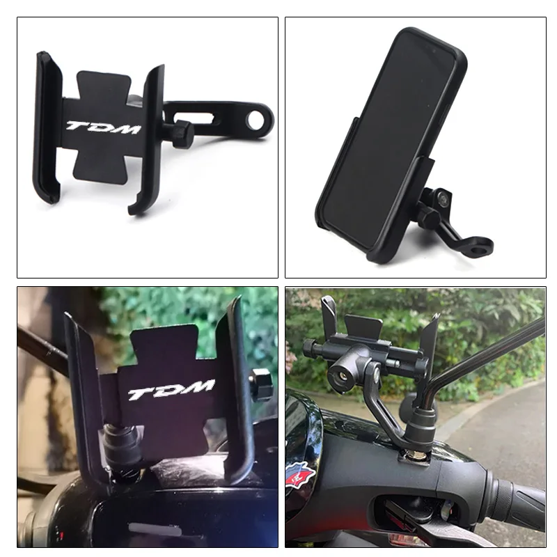for yamaha tdm900 tdm850 tdm 850 900 universal motorcycle accessories handlebar mobile phone holder gps stand bracket free global shipping