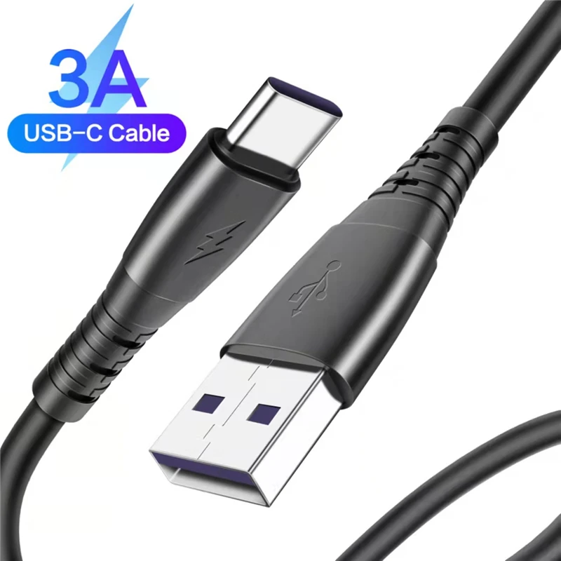 Кабель USB Type-C 3A для быстрой зарядки и передачи данных Huawei P40 Pro P30 P20 Lite Honor 30 20 10 Xiaomi