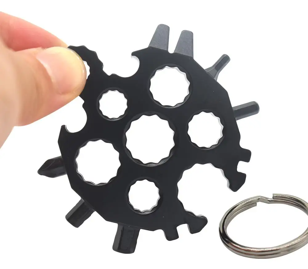 20 в 1 Многофункциональный инструмент из нержавеющей стали со снежинкой отвертка