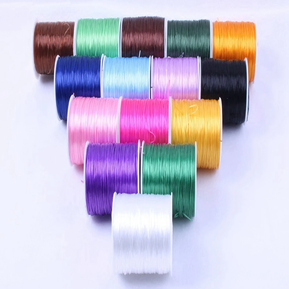 

60 Meters Elastic Crystal String Beading Cord Strong Stretchy Thread 0.5mm Thick