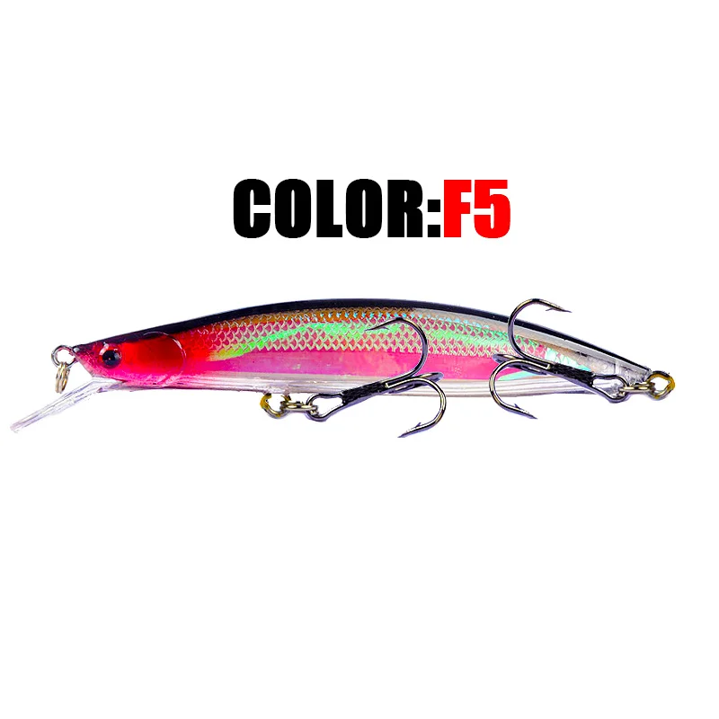 1 шт. тонущий гольян жесткая рыболовная приманка гремучая Воблер для щуки