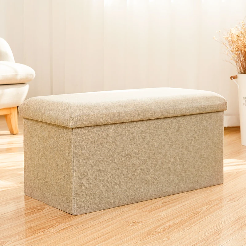 Маленький пуф для хранения квадратный Прямоугольный Диван скамейка складная