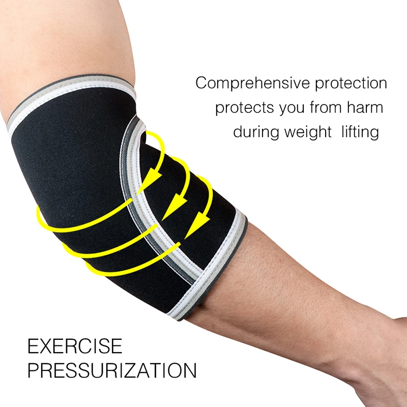 1 шт. налокотник Поддержка эластичный спортивный для спортивного зала защитная накладка на локоть впитывает пот Спорт Баскетбол рука рукав накладка протектор