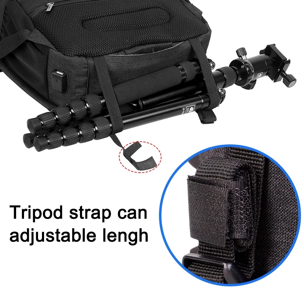 camera bag digital dslr bag waterproof shockproof breathable camera backpack for nikon canon sony small video photo bag free global shipping