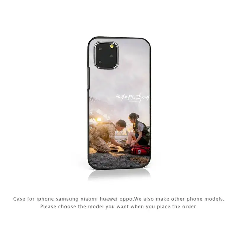 

The Descendants Of The Sun Phone Case for iPhone 7 8 11 12 Pro X XS Max XR Samsung A S 10 20 50 Plus pro funda