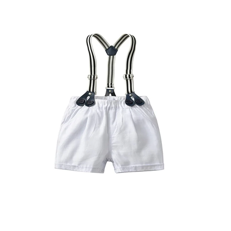 

Summer new children's suit boy baby gentleman romper suit short-sleeved shorts romper