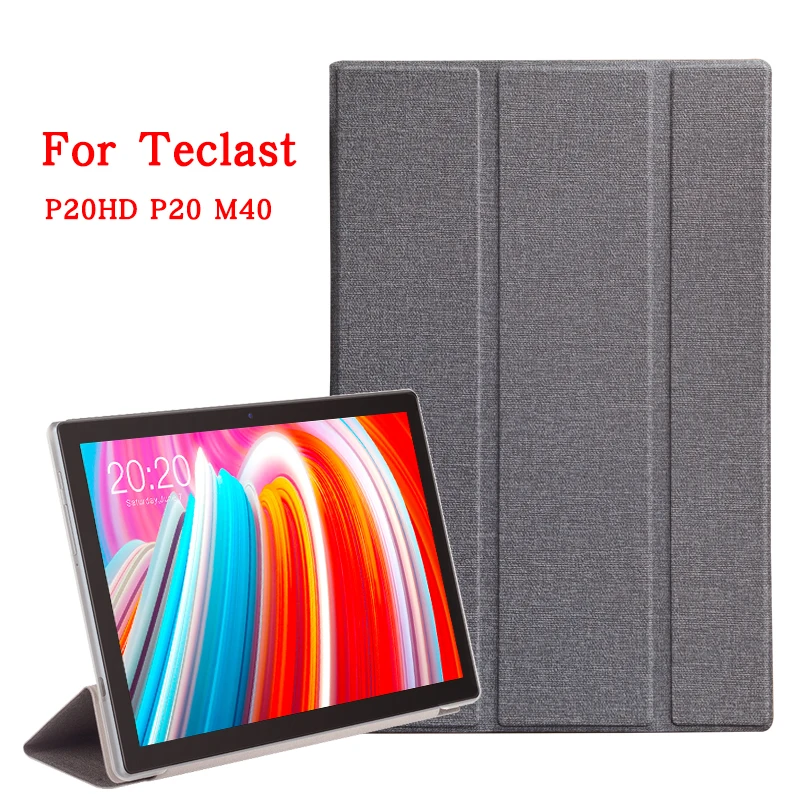 Ultra-thin Case Cover for Teclast P20hd P20 10.1"Tablet Pc Stand Pu Leather Case for 2020 Teclast M40 P20hd 10.1 Inch Shell