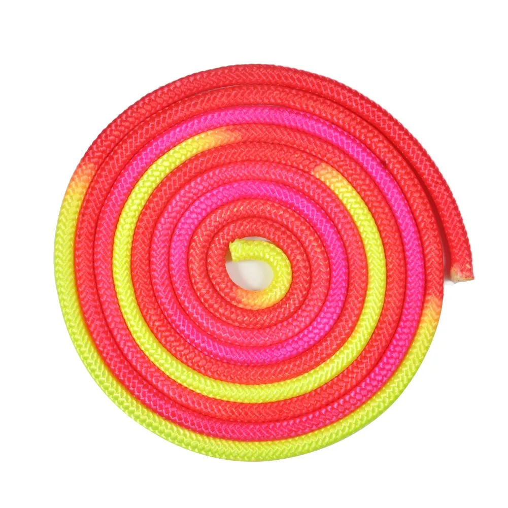 

Hot Sale 5 Colors Sports Gym Rainbow Color Rhythmic Gymnastics Rope Solid Competition Arts Training Rope Gymnastics Rope