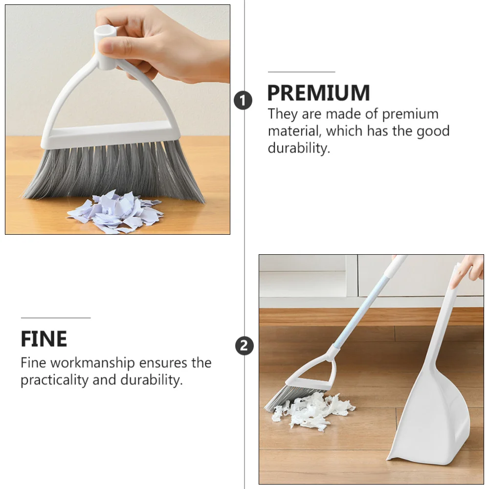

1 Set Household Broom Dustpan Set Kids Small Broom Dustpan Tool Mini Broom