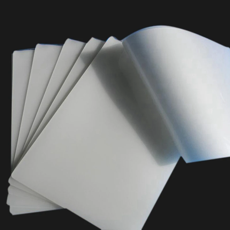 

100PCS/Lot 50 Mic, A4 Thermal Laminating Film PET for Photo/Files/Card/Picture Lamination Roll Film Plastic Film