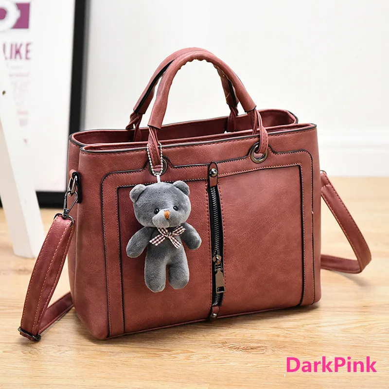 Роскошная женская кожаная сумка красная Ретро винтажная дизайнерские сумки