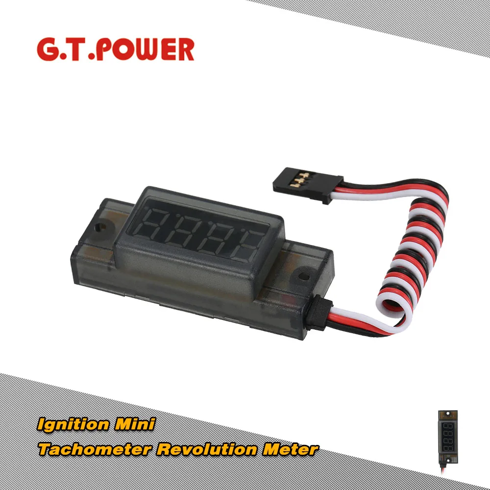 G.T.POWER RC Мини Тахометр зажигания революционный Измеритель для CDI бензинового