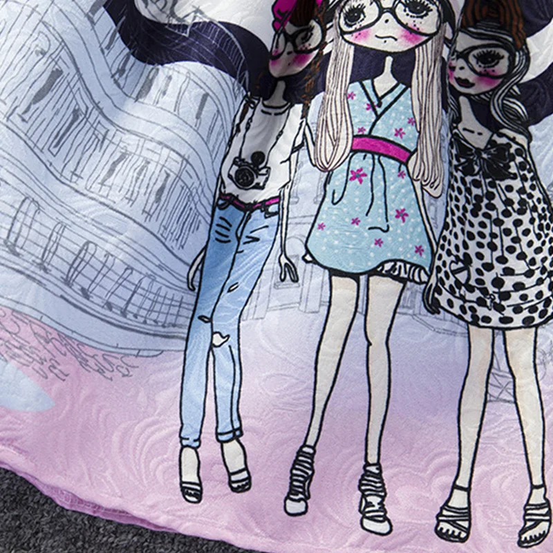 Летнее платье без рукавов с рисунком для девочек одежда | Детская и обувь