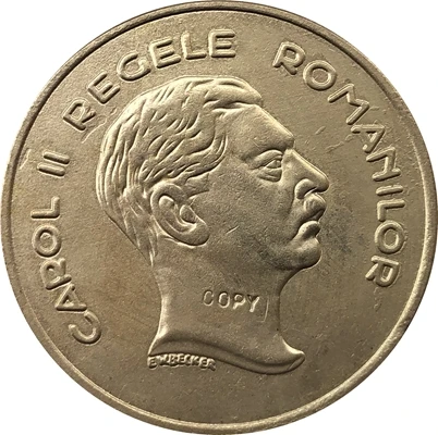 

Копия монет 1939, Румыния, 100 Лэй, 35 мм
