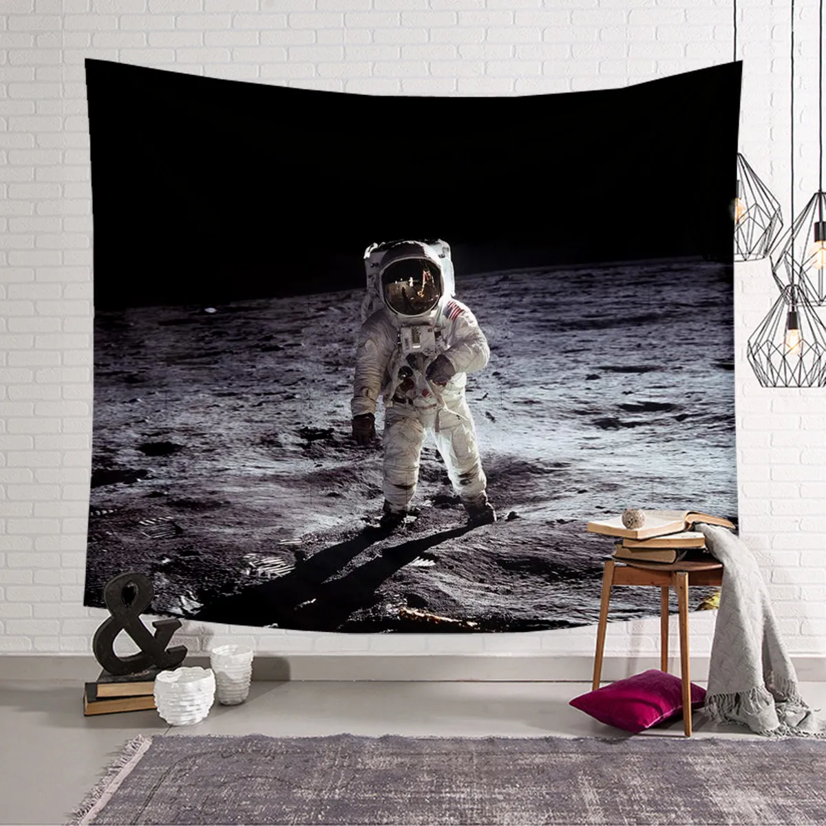 

Galaxy astronaut Tapestry 3D All Over Printed Tapestrying Rectangular Home Decor Wall Hanging 01