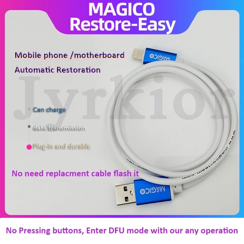Фото Magico Restore простой кабель для iPhone iPad автоматическое восстановление обновление