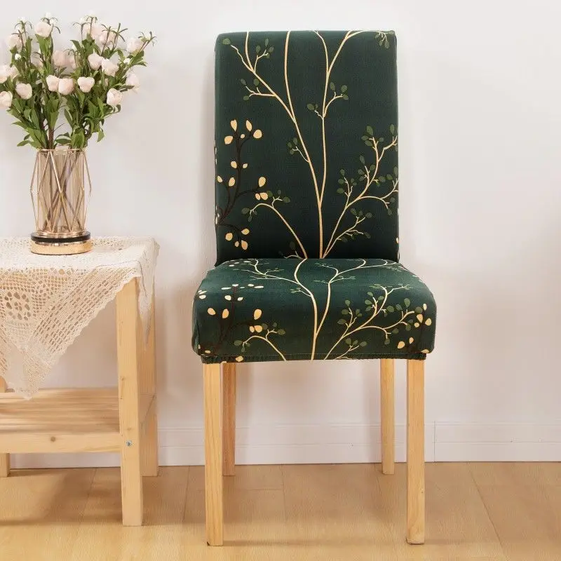 

Jacquard oversized xl dining chair cover elastic elastic elastic long back cover sliding cover chair, suitable for kitchen banqu