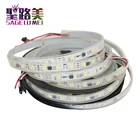 5 мрулон 150 300 светодиодов 12 В постоянного тока ws2811 Светодиодные полосы белыйтеплый белый одноцветный 5050 SMD адресный цифровой 1 ic УПРАВЛЕНИЕ 3 светодиода