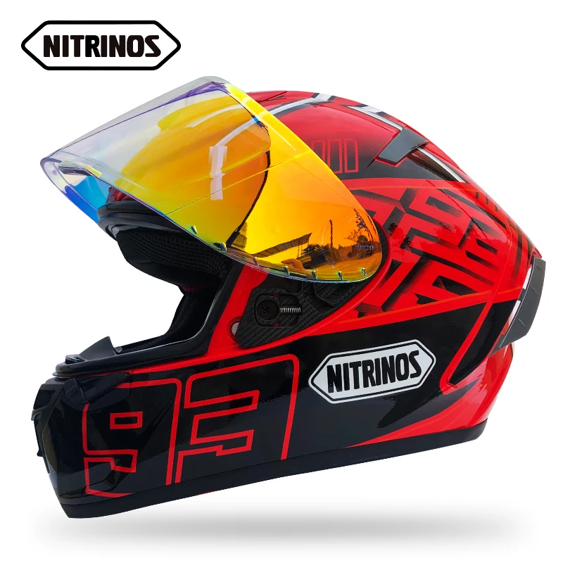 Мотоциклетный шлем с полным покрытием для мужчин и женщин теплый всесезонный