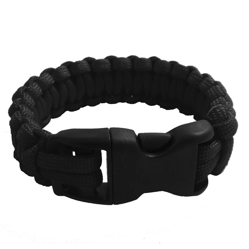 

KIT Military Emergency Survival Bracelet Men Women Unisex Rope Charm Bracelets PUZ777